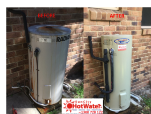 Aquamax hot water heater installation