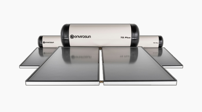 Solar hot water system with roof-mounted panels, perfect for Sunshine Coast homes