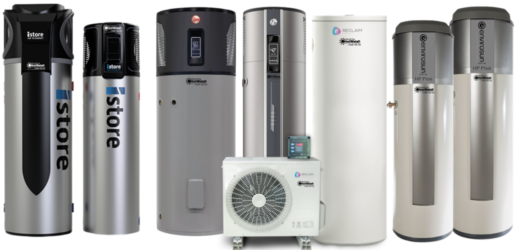 Range of heat pump hot water systems and heaters ideal for Sunshine Coast homes